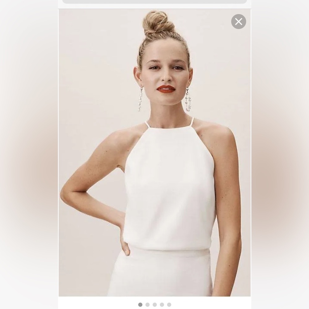 Wedding separates. Bhldn Amy Kuschel. Size 2. Fitted top + mermaid skirt. - Picture 2 of 4